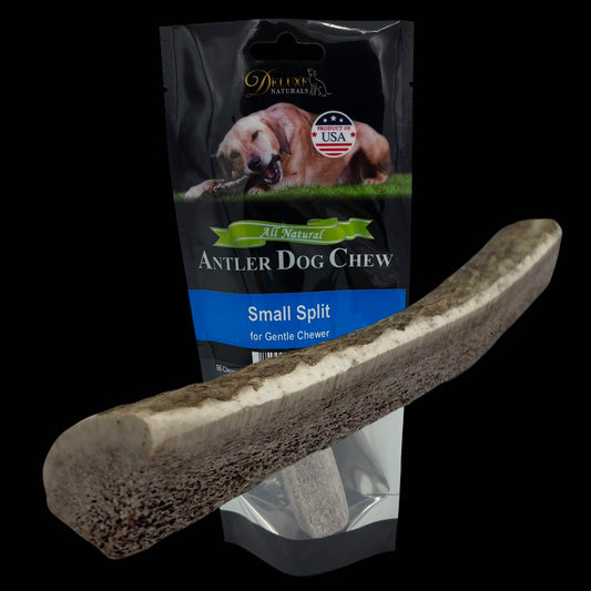 Deluxe Naturals 1-Pack Small Split Elk Antler Dog Chew