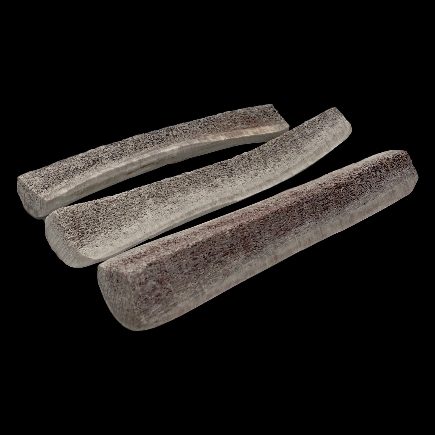 Deluxe Naturals 3-Pack Elk Antler Dog Chew - Small Split