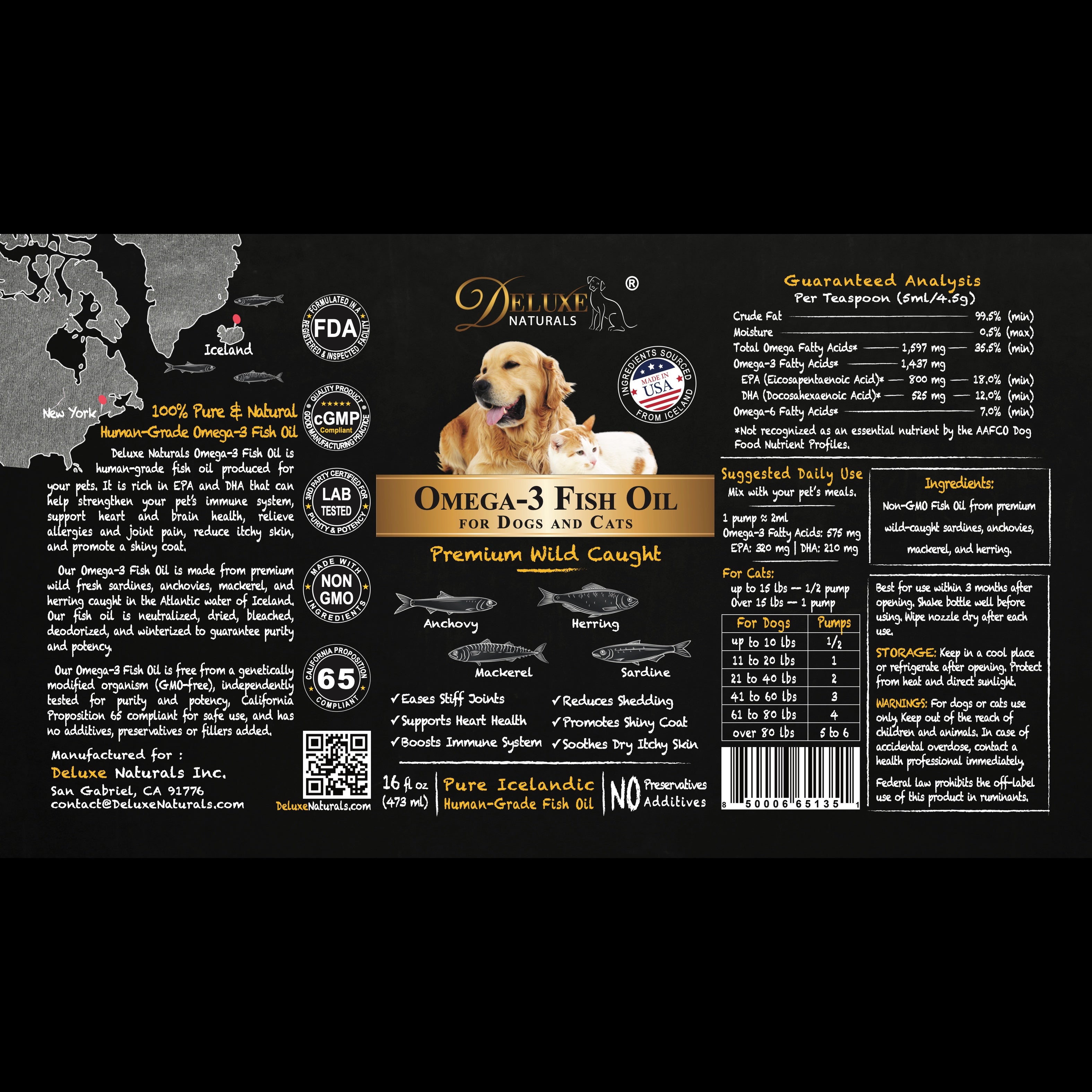 Human grade fish oil for clearance dogs